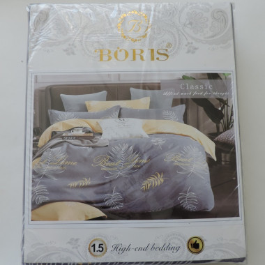 КПБ BORIS (Сатин), простыня на резинке, в ассортименте (59) - 1