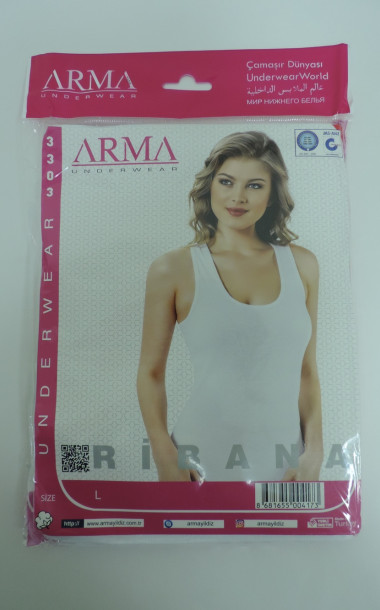 Майка женская ARMA RIBANA арт. 120 р. M-L-XL-2XL, цв. в ассортименте - 2