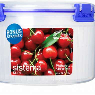 Контейнер круглый 1,5 л Sistema арт. 1385 - 1