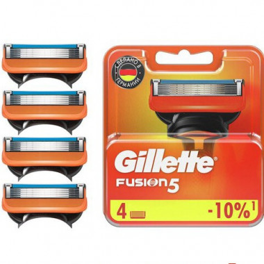 Сменные кассеты Gillete fusion5 4 шт. - 1